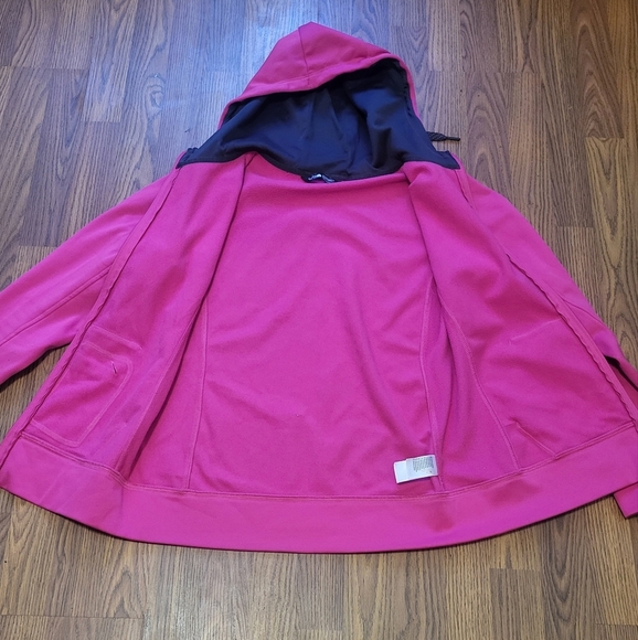 The North Face Women’s Medium Pink Zip-Up Hoodie | Regular Fit Sweatshirt A15 - Picture 9 of 12